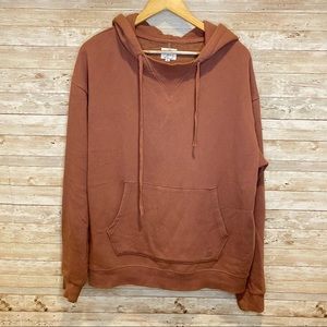 Kuwallatee Brown Hooded Sweatshirt Pullover